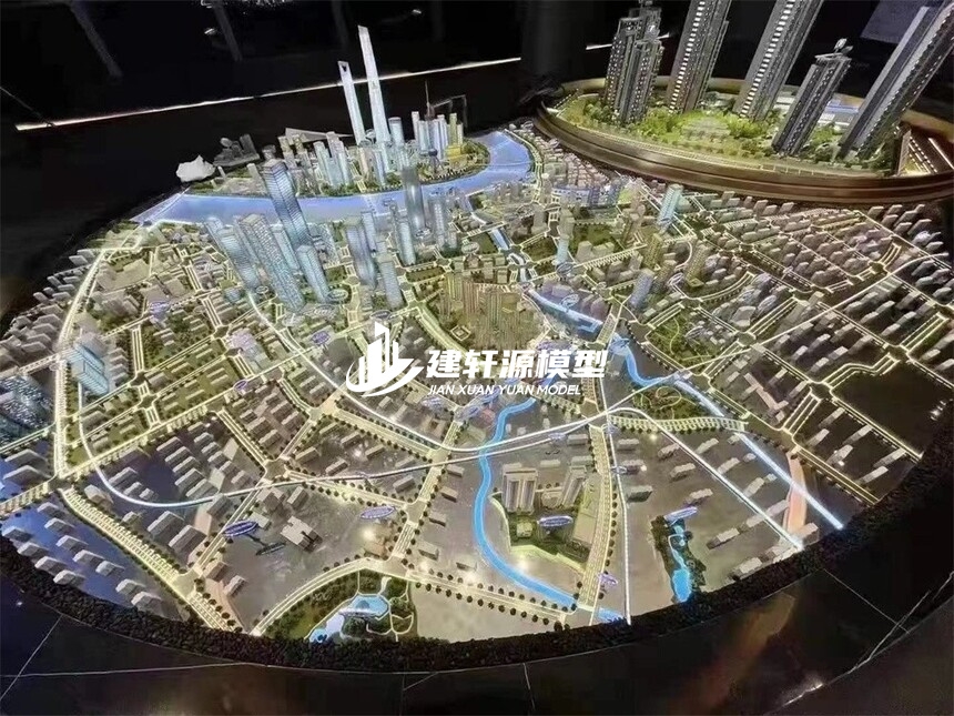九龙坡规划模型制作